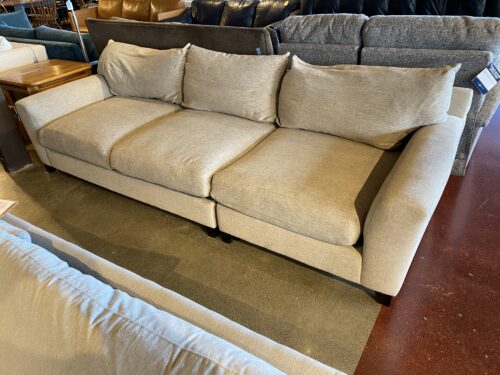 Off White Sofa with a Deep Seat