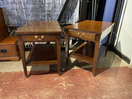 MERSMAN Federal Style Side Tables (Set of 2)