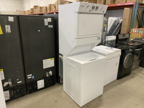 WHIRPOOL  Laundry Center Stacked Washer and Dryer Combo Model #WET4027HW2