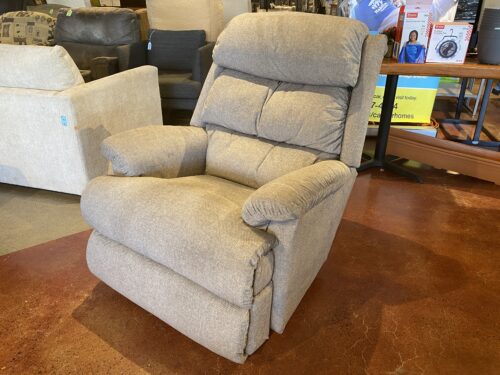 LA-Z-BOY Astor Gray Fabric Power Rocking Recliner