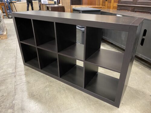 Deep Espresso Brown 8 Shelf Cube Organizer