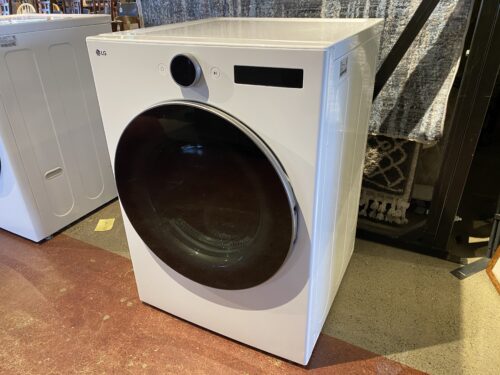 LG 7.4 cu. ft. Ultra Large Capacity Smart Front Load Electric ENERGY STAR Dryer with Sensor Dry & Steam Technology Model #DLEX5500W