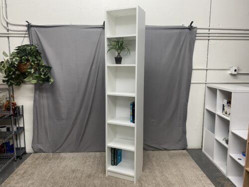 IKEA White Billy 6-Tier Bookshelf
