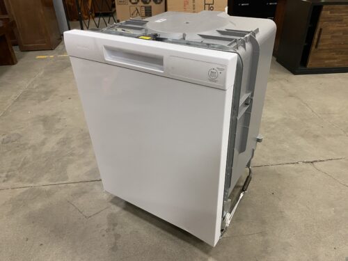 NEW! HOTPOINT 24" Front Control Built-In Dishwasher in White Model #HDF310PGRWW