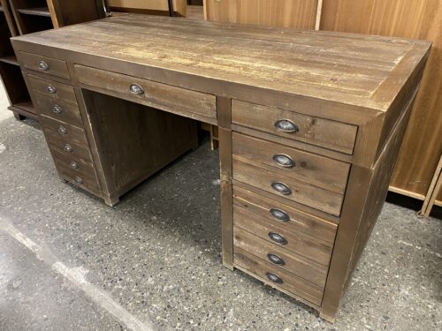 RESTORATION HARDWARE Printmaker's Desk w/ Distressed Finish