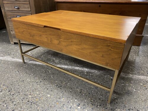 WEST ELM Light Brown Lift Top Coffee Table