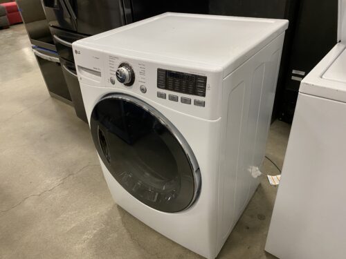 LG Front Load Gas SteamDryer in White  Model #DLGX3571W