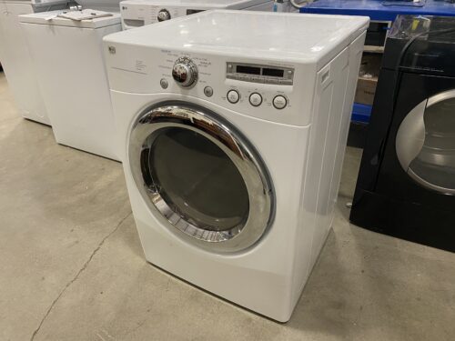 LG 27 Inch Gas Clothing Dryer in White Model #DLG5966W