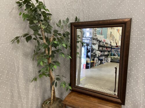 Devlan Aged Copper Framed Mirror with Beveled Edge
