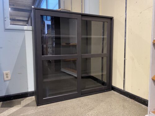 IKEA Havsta Storage Cabinet with Sliding Glass Door