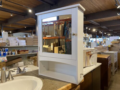 Mirrored Wall Storage Cabinet