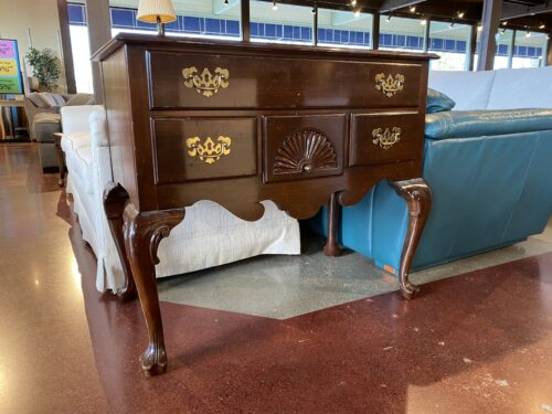 ETHAN ALLEN Queen Mahogany Lowboy Server Console