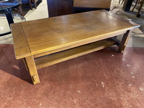 Solid Wood Mission Style Coffee Table