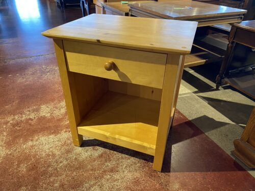 TRADEWINS Oak Single Drawer Nightstand