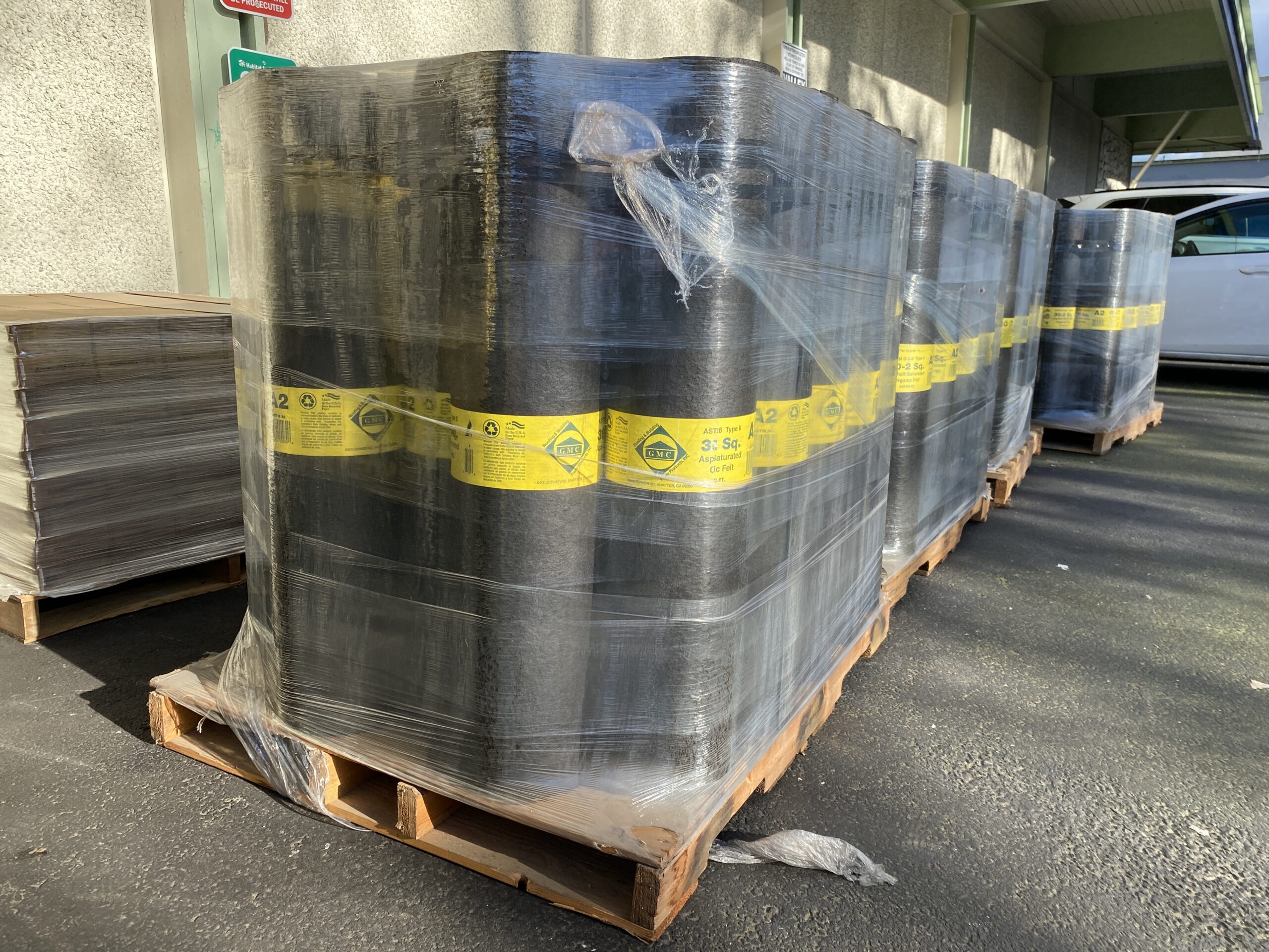 GMC 216 Sq. Ft. Type 2 Roll Asphalt Saturated Felt Roofing Underlayment ($9 per roll)