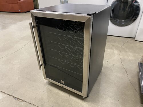 KENMORE Black and Stainless Steel Wine Cooler Model #255.9927911
