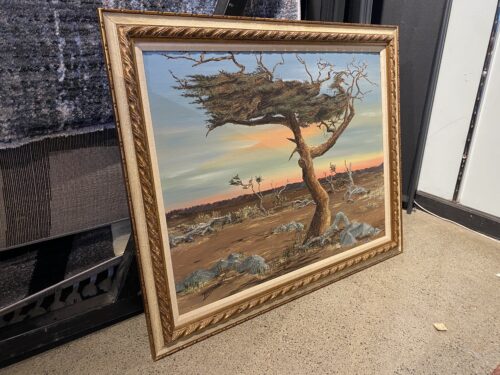 "Desert Landscape" Original Oil Painting By Lew Innocenti