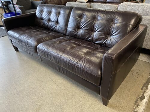 CHATEAU D'AX Chocolate Track Arm Tufted Sofa