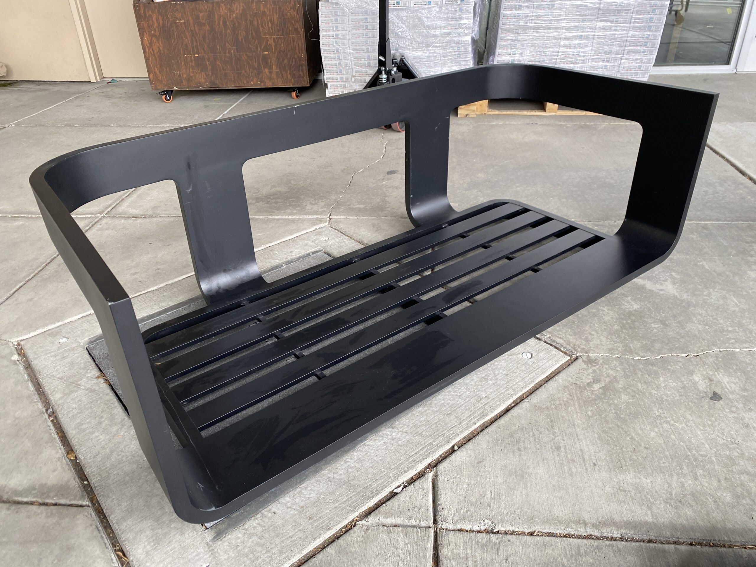 RESTORATION HARDWARE Sedona Aluminum Sofa in Iron