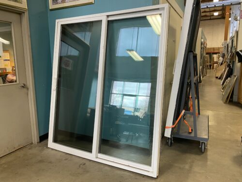 MILGARD 71.5"x81.5" 1/8" Suncoat Tempered Sliding Glass Door with Waterproof Flashing