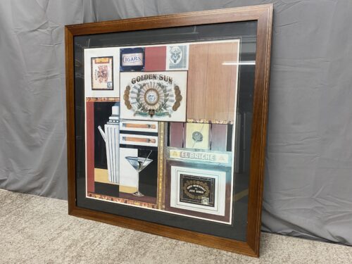 "Cigars & Manhattan" Framed Print by Liz Jardee