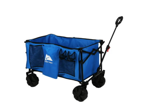 NEW! OZARK TRAIL All Terrain Big Bucket Cart Wagon in Blue