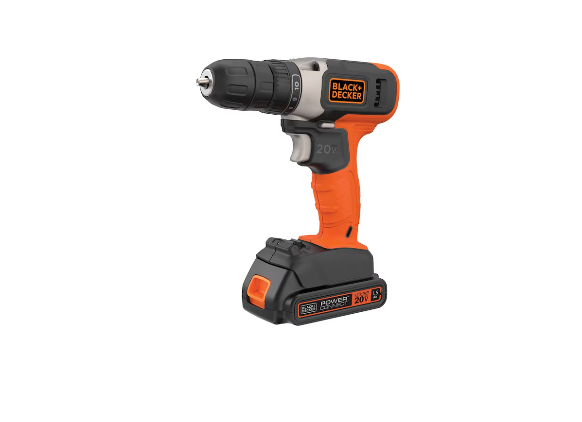 NEW! BLACK + DECKER 20v Lithium Cordless Drill and Driver