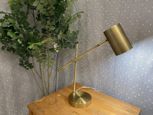 INTERTEK Brass Modern Desk Lamp