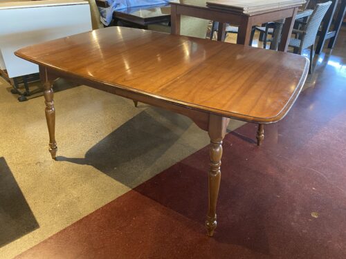 Vintage Maple Extension Dining Table with Turned Legs
