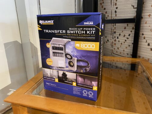 NEW! RELIANCE Back-Up Power Transfer Switch Kit