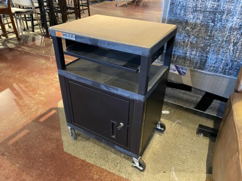 ULINE Rolling Shop Cart with Outlets