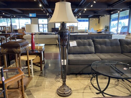 PACIFIC COAST LIGHTING Gothic Revival Metal Standing Lamp