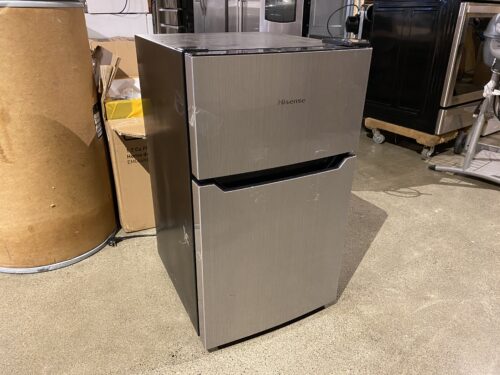 HISENSE  3.3 cu.ft Double-Door Compact Refrigerator Model #RT33D6AAE