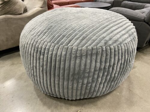 LOUNGE & CO. Soft Grey Ribbed Jumbo Lounger (Southcenter Store)
