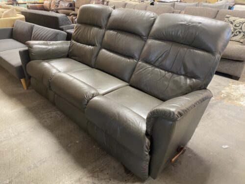 LA-Z-BOY Grey Manual Reclining Sofa