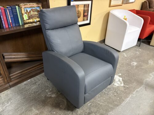 Stone Grey Pushback Recliner