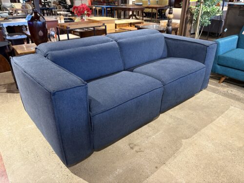 JOYBIRD Camden Modular Reclining 2-Piece Sofa in Royal Cobalt (Compare to 2,997)