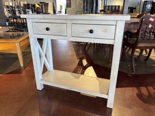 Rustic Farmhouse Style 38" Narrow Console Table