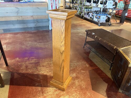 Oak 41" Tall Plant Stand