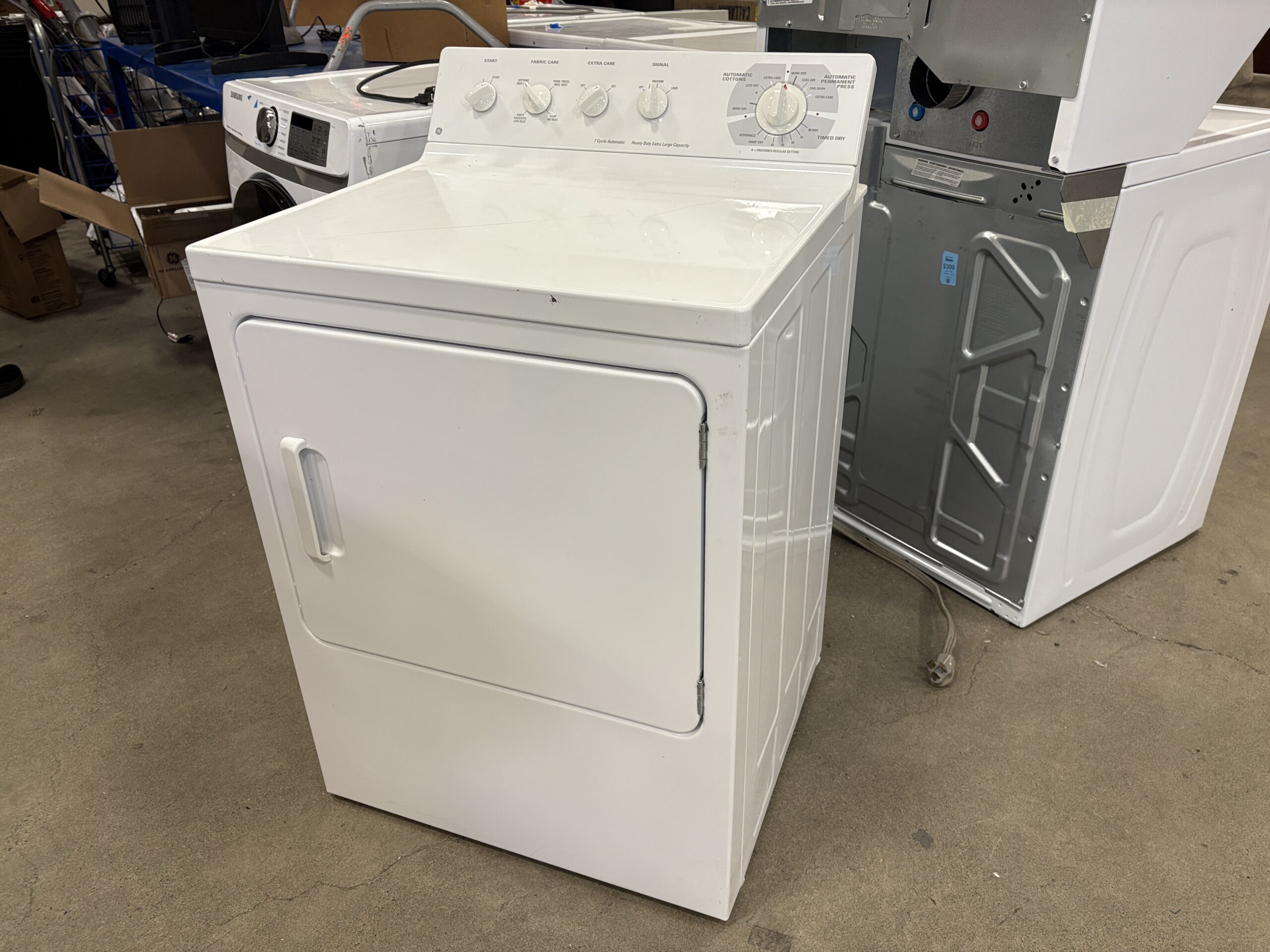 GE Front Load Electric Dryer  Model #DWXR473ET5WW