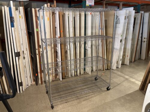 SEVILLE CLASSIC Durable 4-Tier Steel Rolling Shelving