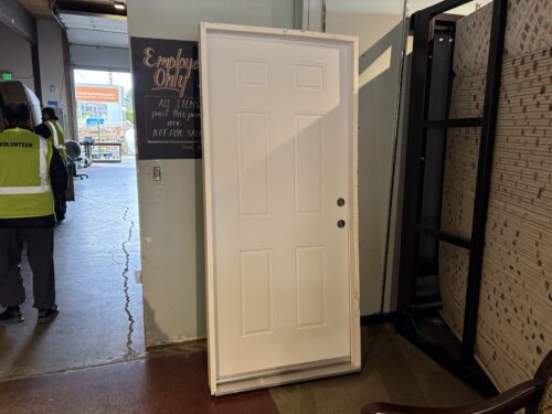 NEW! 6-Panel Prehung Right Hand Inswing Exterior Door