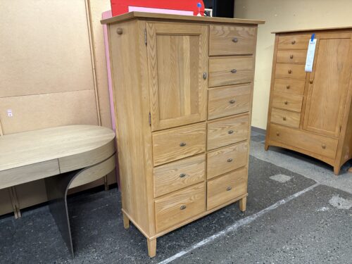 KINCAID Nouveau Blonde 9-Drawer Armoire