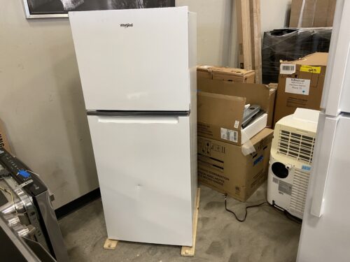 NEW! WHIRLPOOL 11.6 Cu. Ft. Top Freezer Refrigerator in White  Model #WRT112CZJW01
