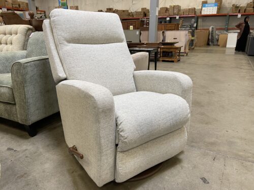 LA-Z-BOY Ivory Woven Upholstery Manual Recliner