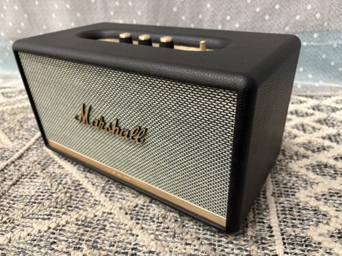 MARSHALL Stanmore II Black and Gold Bluetooth Speaker