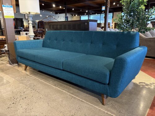 JOYBIRD Hughes Mid-Century Modern Sofa in Lucky Turquoise