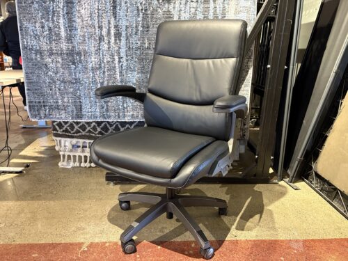 NEW! LA-Z-BOY Black Leather Manager Office Chair