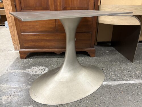RESTORATION HARDWARE Aero Antiqued Pewter Rectangular Table Base