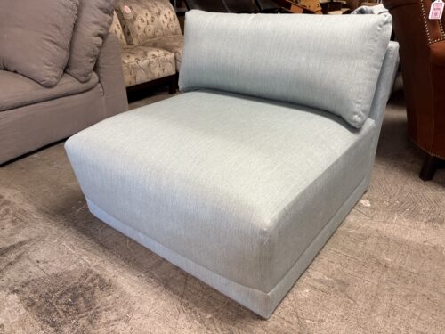 JOYBIRD Maurice Sunbrella Premier Sea Armless Chair